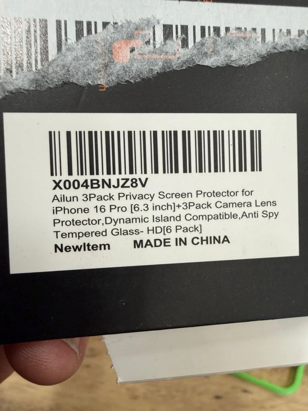 Ailun Privacy Screen Protector Kit with Alignment Frame iPhone 16 pro